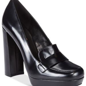 Nine West Chunky Heeled Loafer
